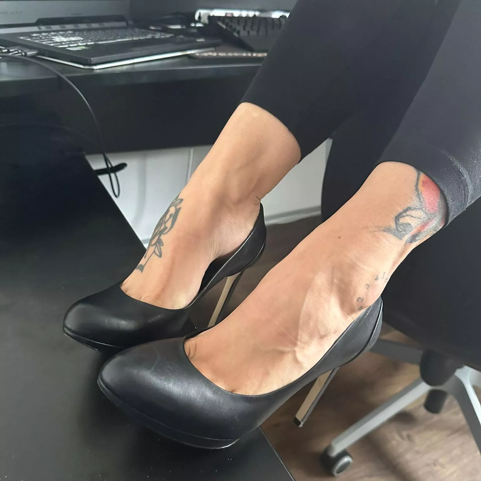 Boss heels!