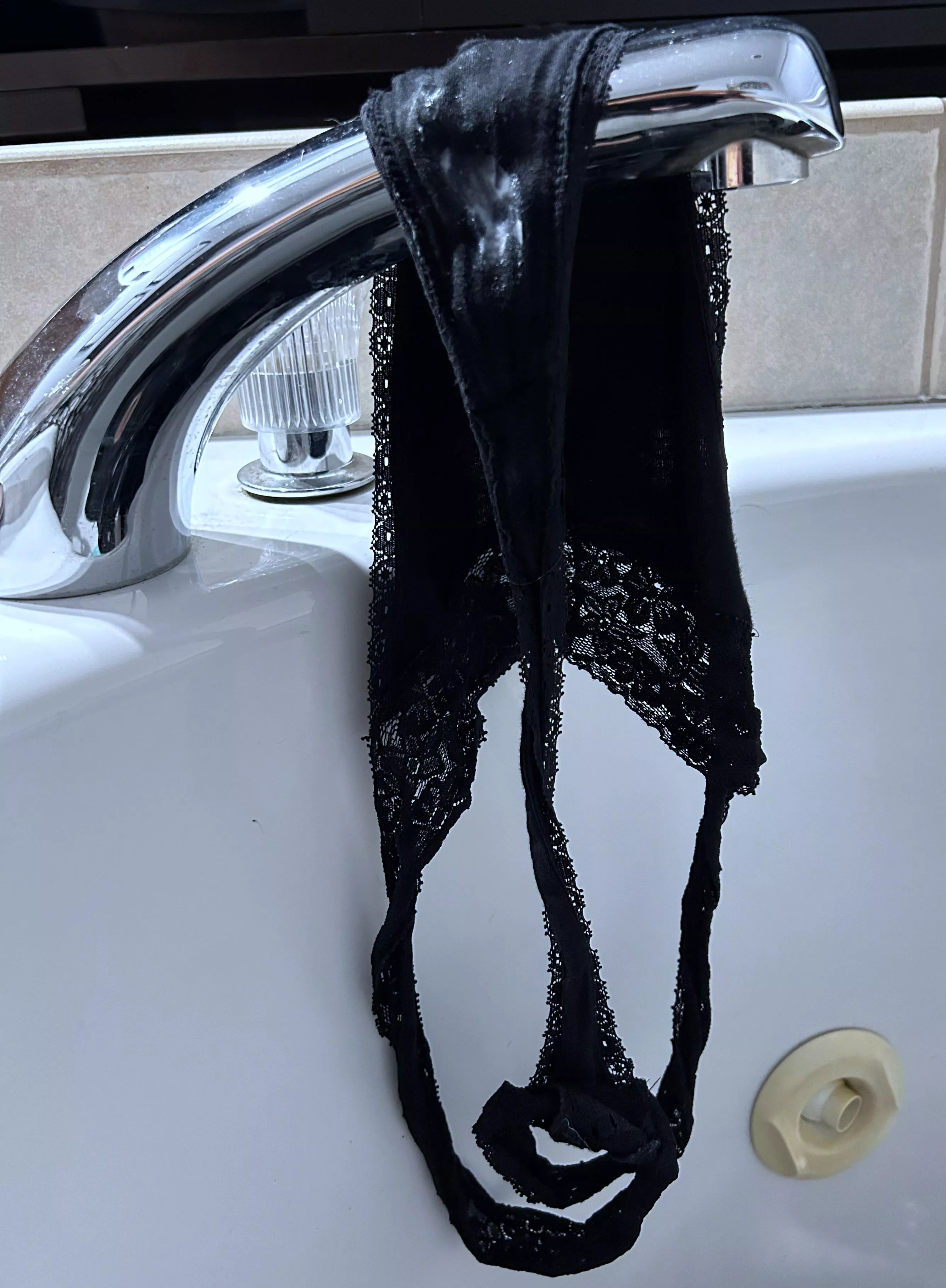 Daddy stuffed these dirty panties in my mouth after this photo!