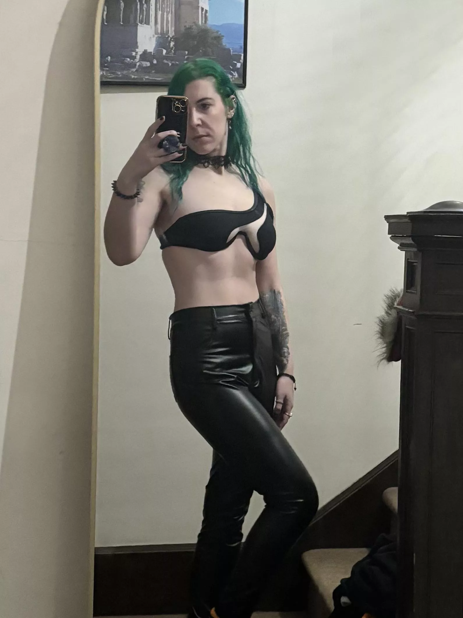 Hot in leather pants