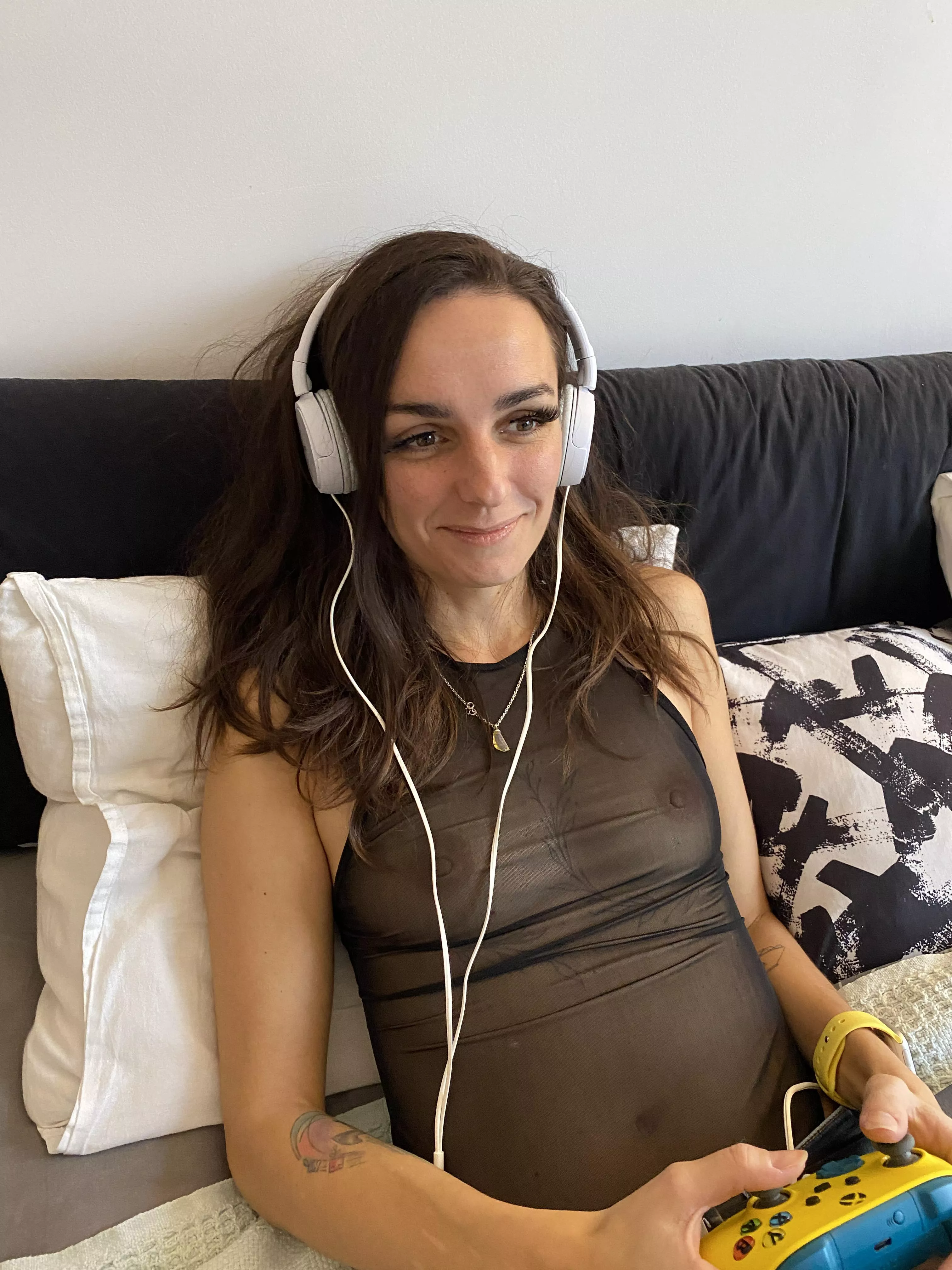 I can’t concentrate on anything today because I’m distracted by thoughts of our last time in bed together