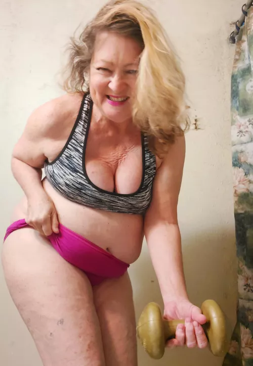 My boobs pop out when I flex