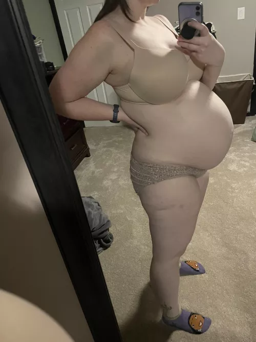 My maturity panties while I’m pregnant with twins!