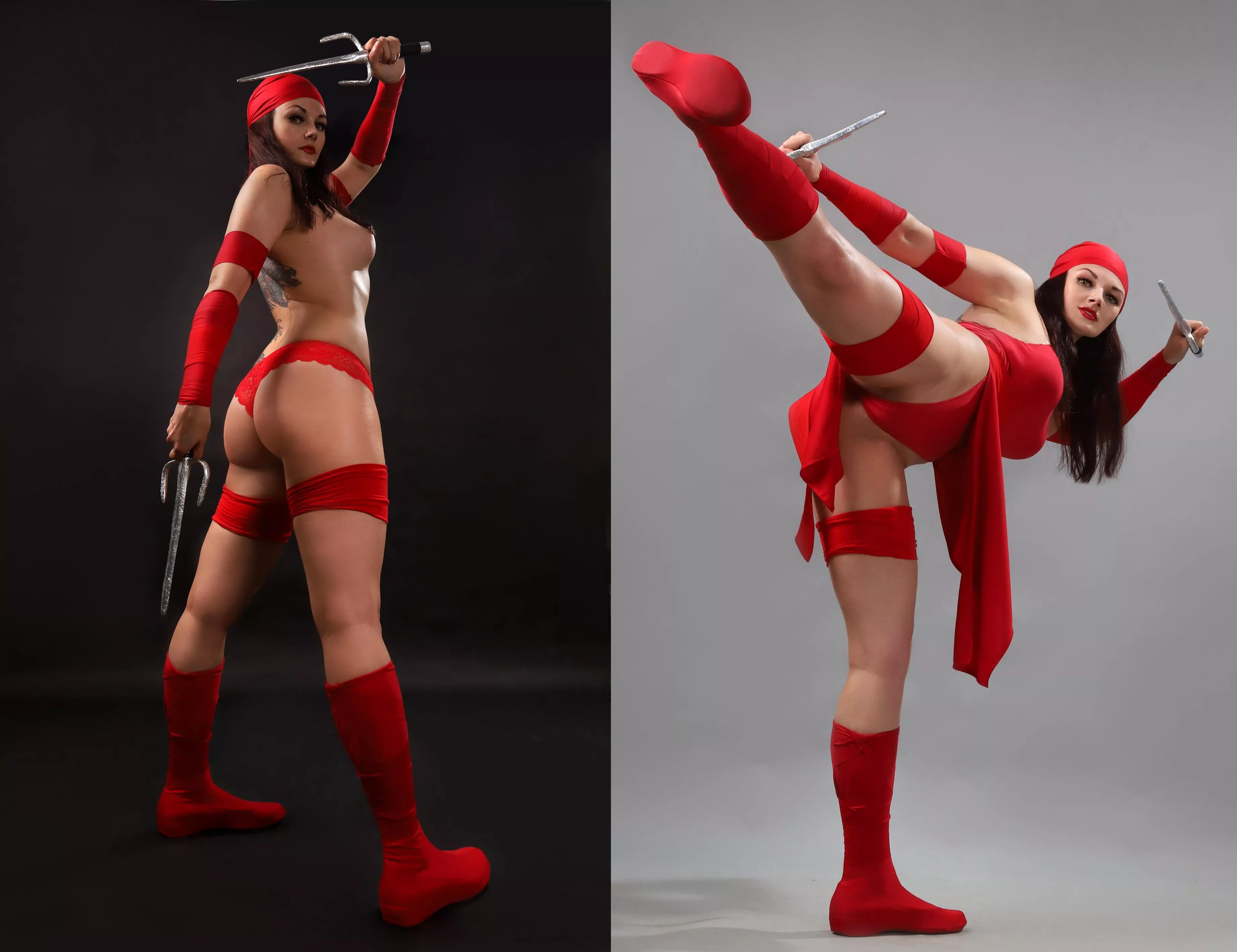 What's your favorite comic book character? Electra by me~