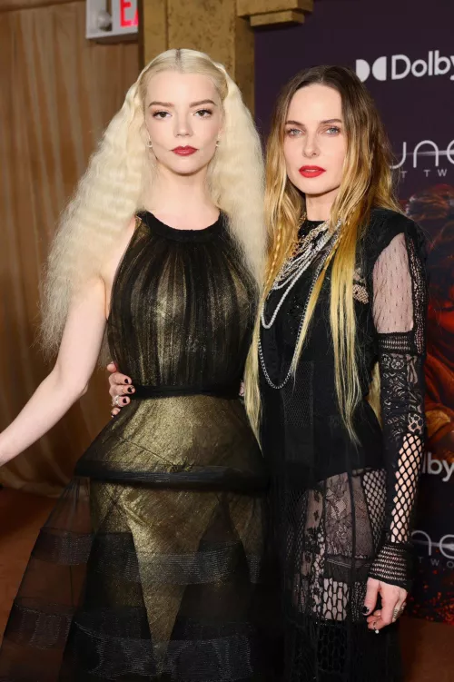 Anya Taylor-Joy and Rebecca Ferguson at the Dune: Part Two NY Premiere (Feb 25, 2024)