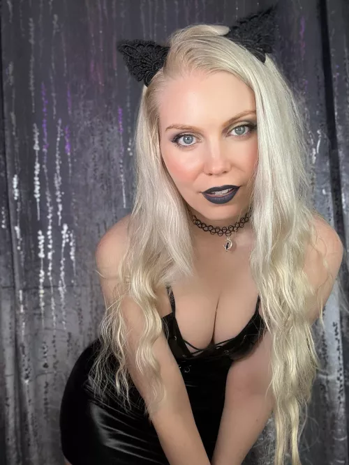 Are you looking at my shiny dress or my cleavage or both 