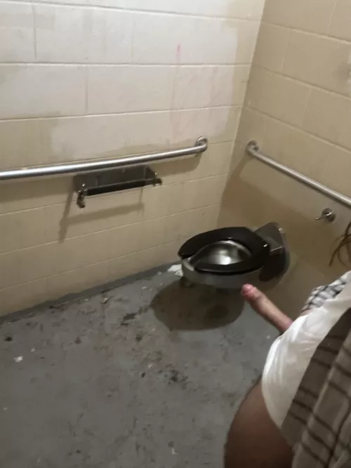 being naughty in park bathrooms