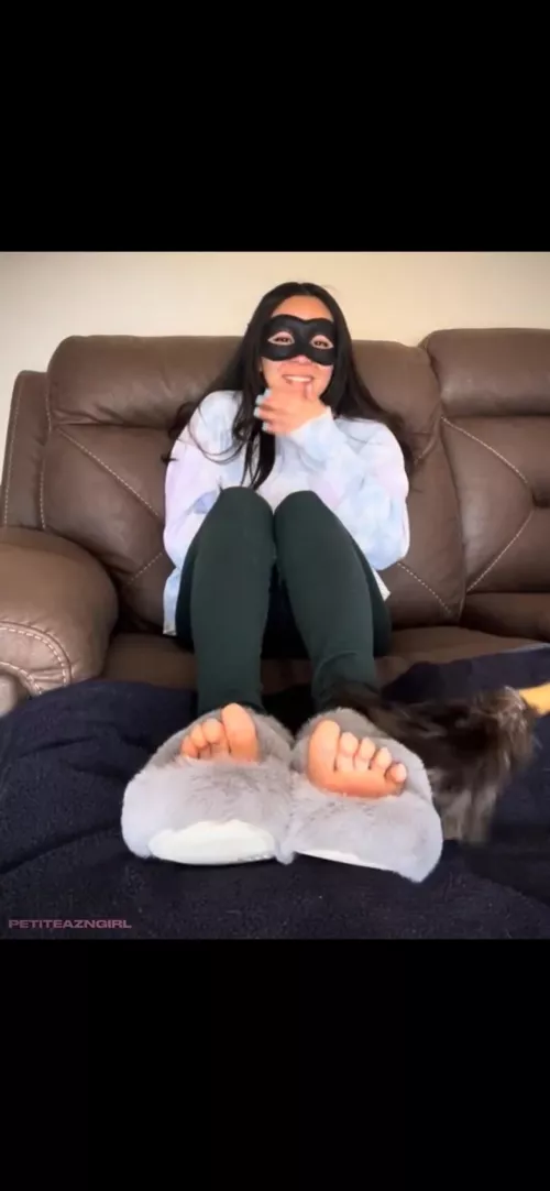 Her cute ticklish little toes