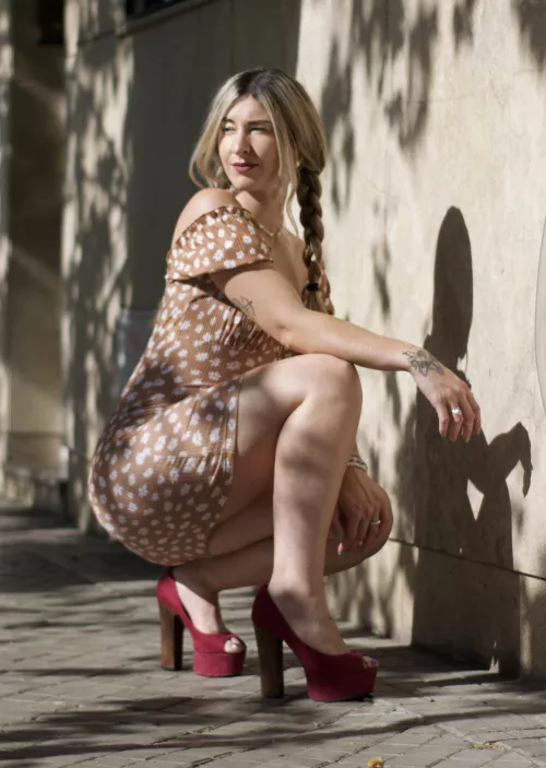 I can step on you with them