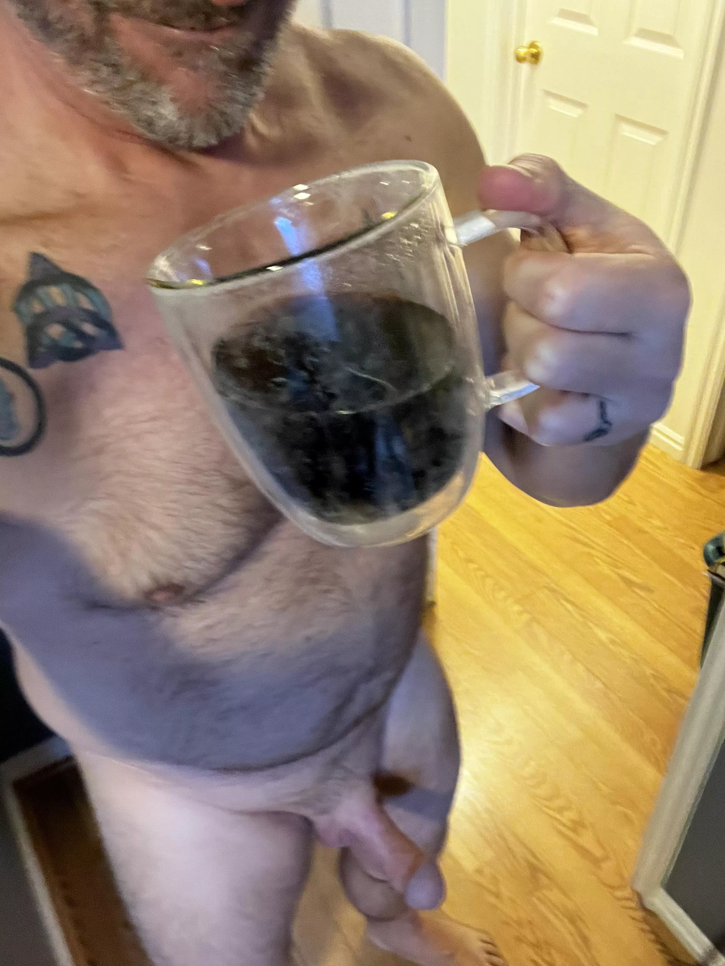 I couldn’t face a commute after a quick trip to Vegas. WFH coffee!