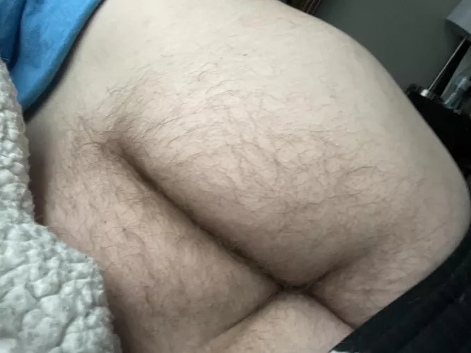 My hairy butt