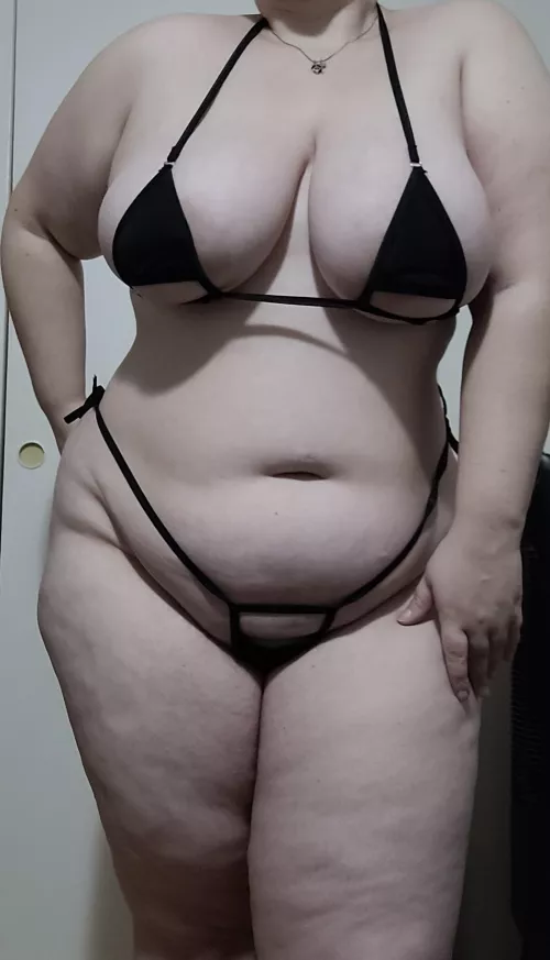 New bikini fits a little small