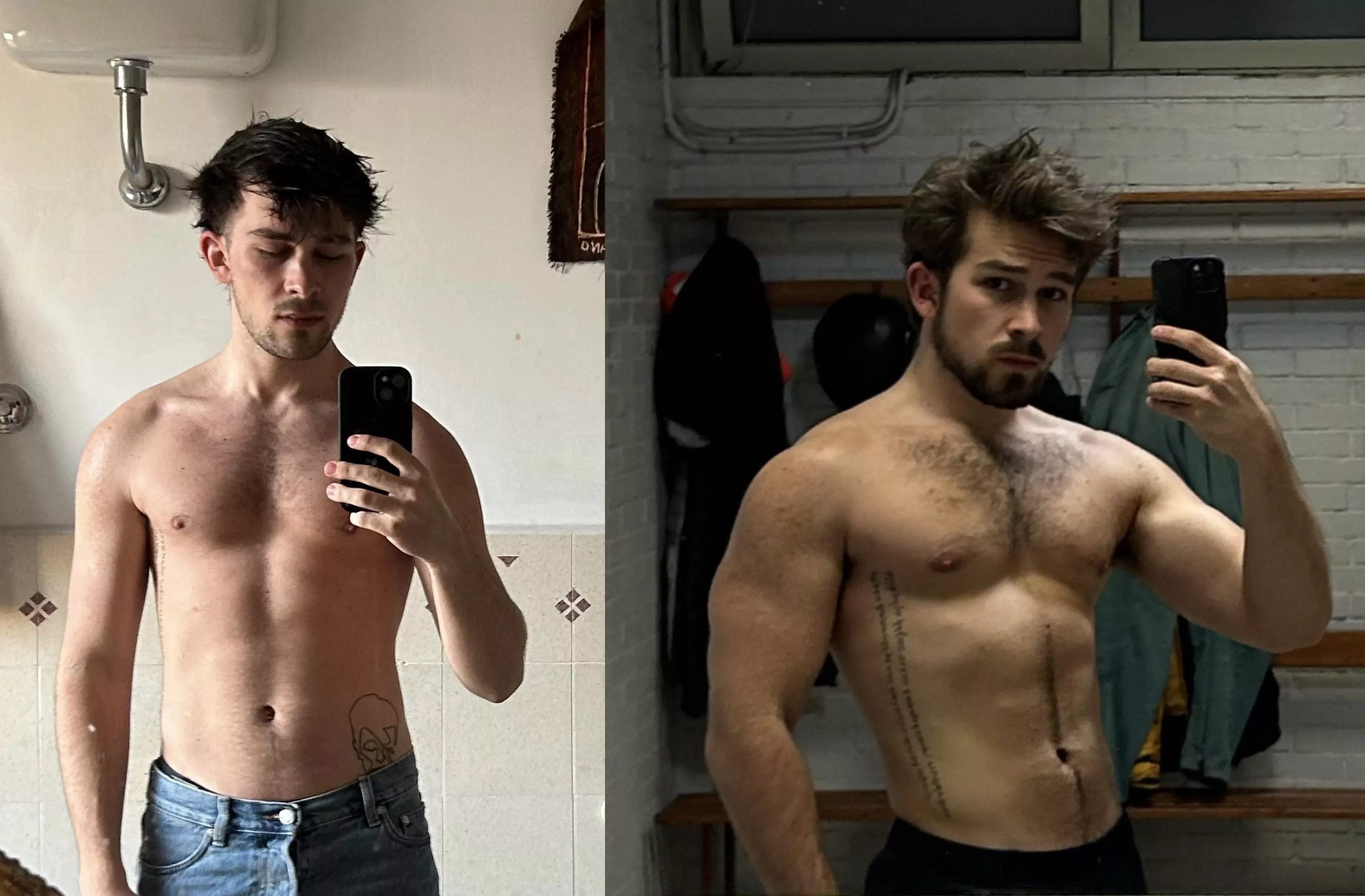 One year since I set foot in a gym for the first time in my life