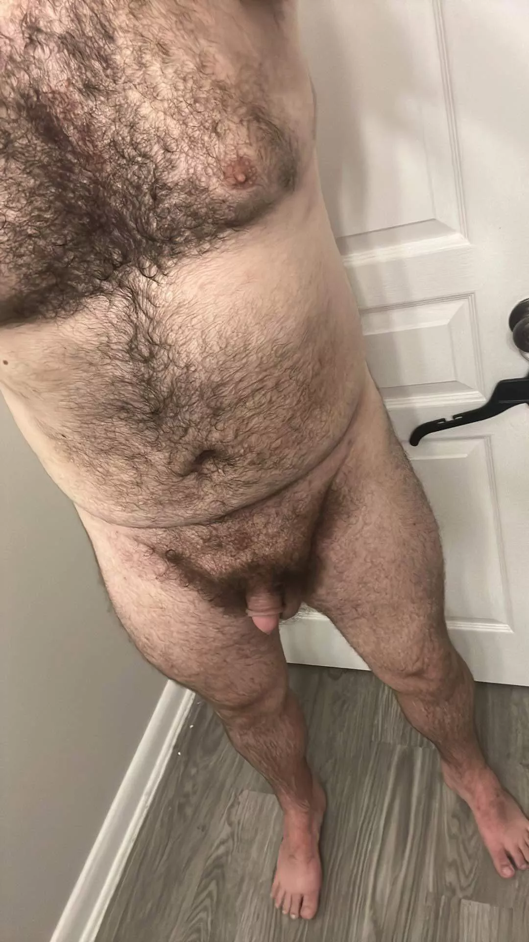 Ready to start the day with my post-shower softie 😊