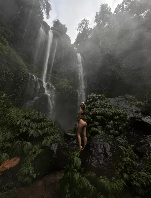 The two of us will be in the tropical forest