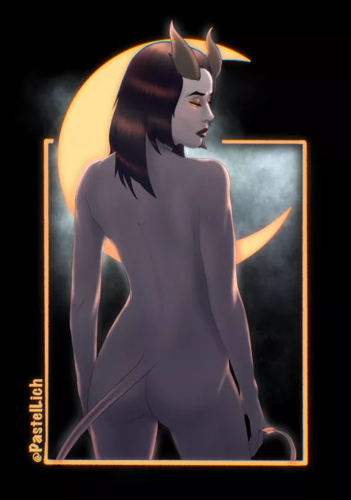 Tiefling Lucia by Pastel Lich