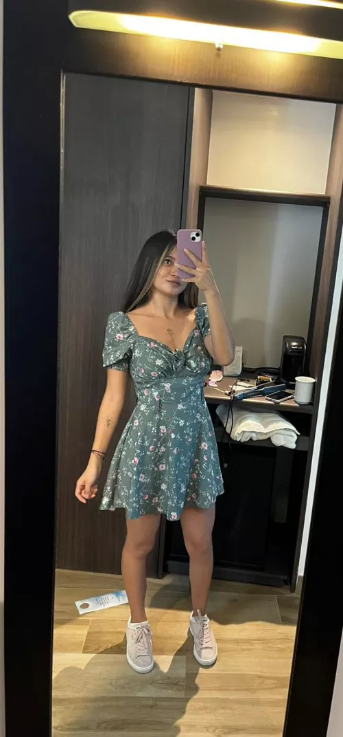 U like my new dress?