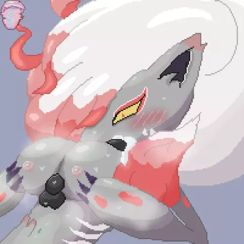 Zoroark Tit Job. Twitter:Solpixel 