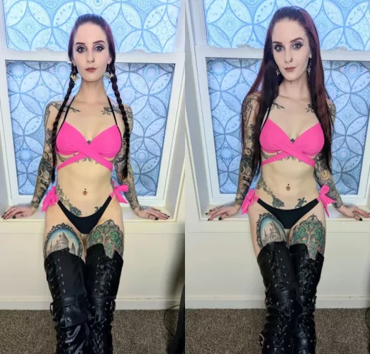 Braids of no braids? Is either look boner material? 