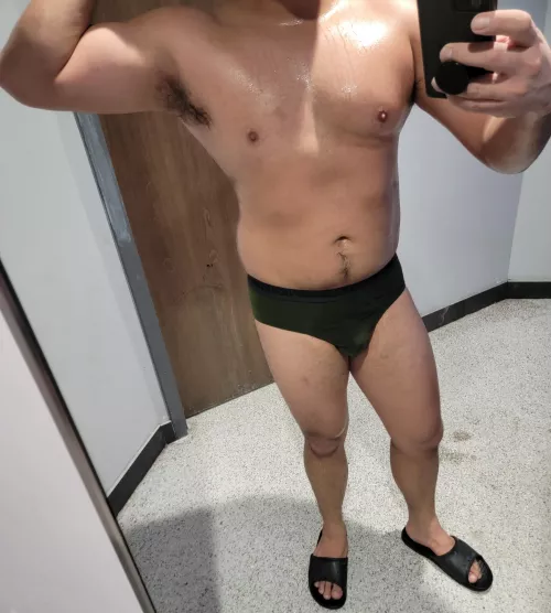 Day 3 working out in these briefs