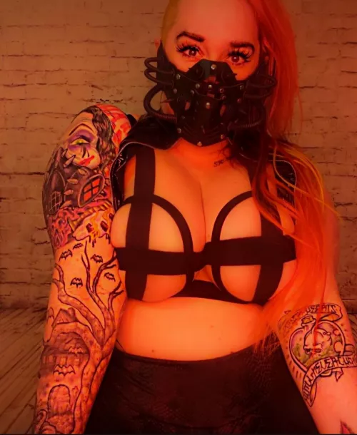 My muzzle is for your own protection. 