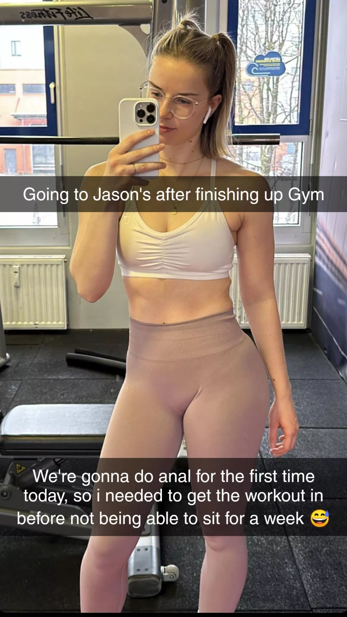 She wont be able to sit for a week