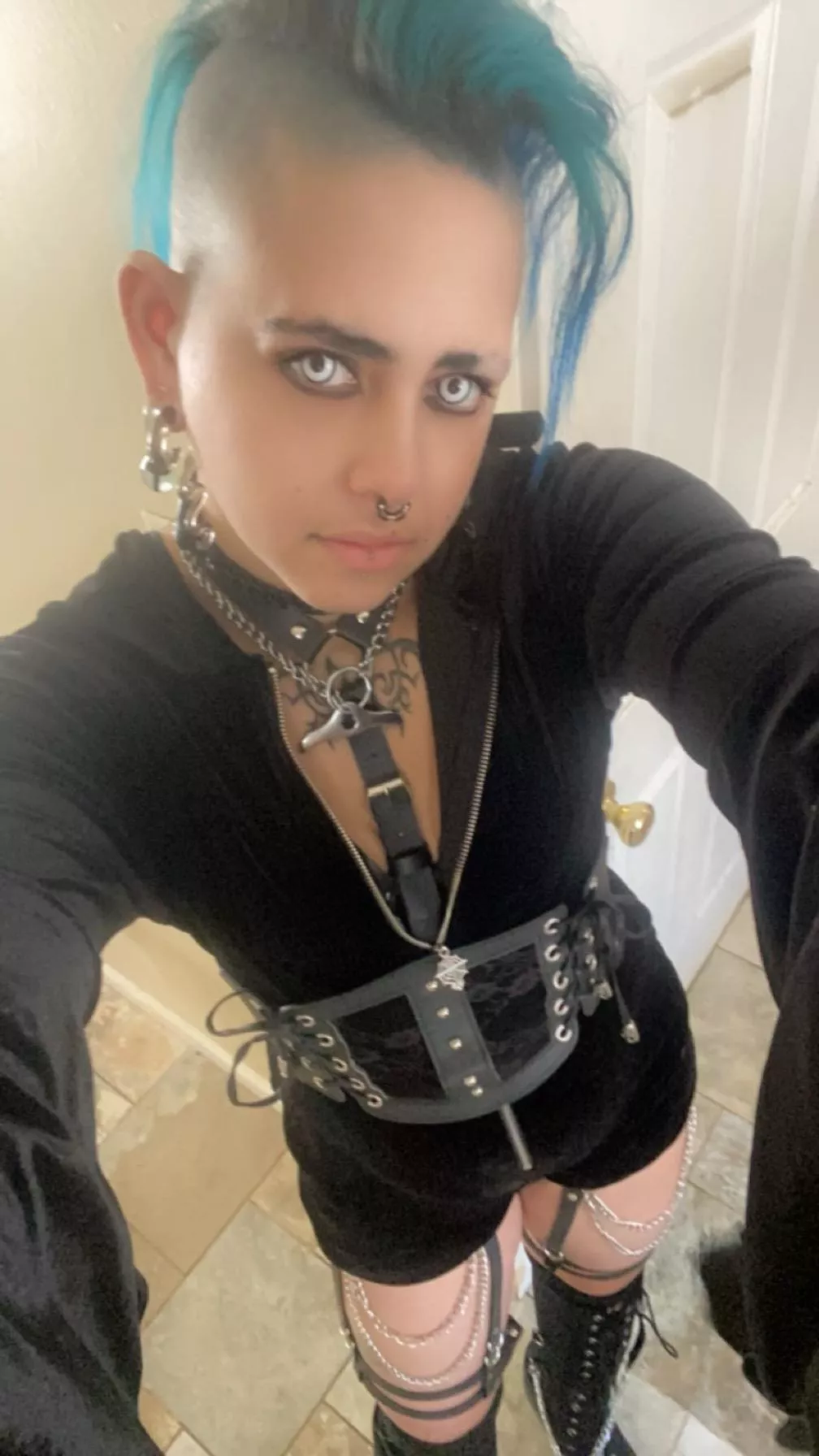 Something strikes you about the innkeeper's eyes