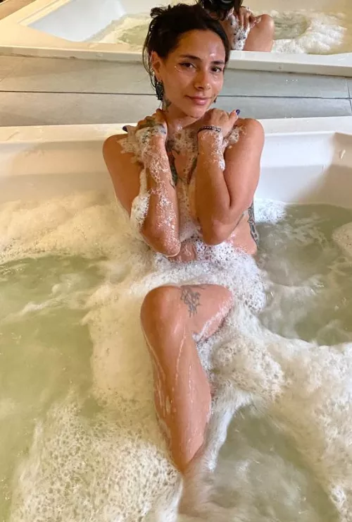 There is enough space in this jacuzzi for us both