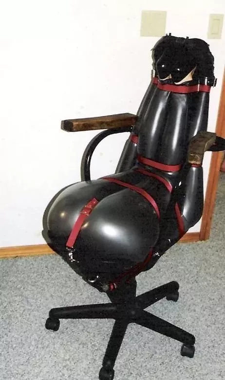 Accepting your place as a rubber chair is a beautiful thing 
