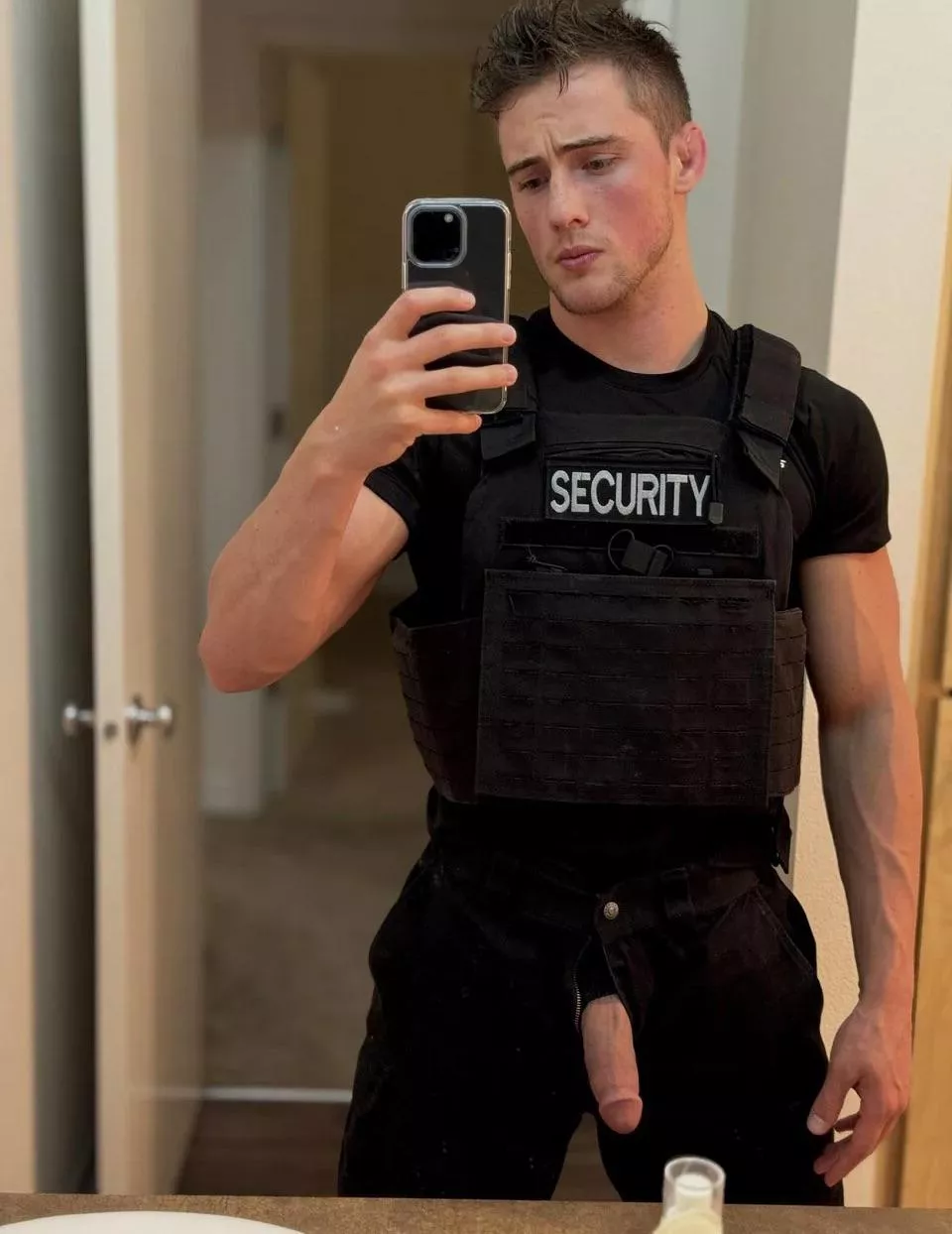 His Security selfie  