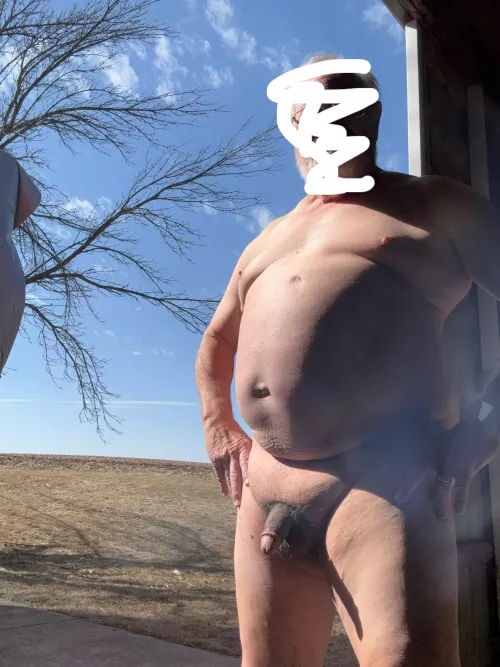 Making the most of the sun before winter returns..