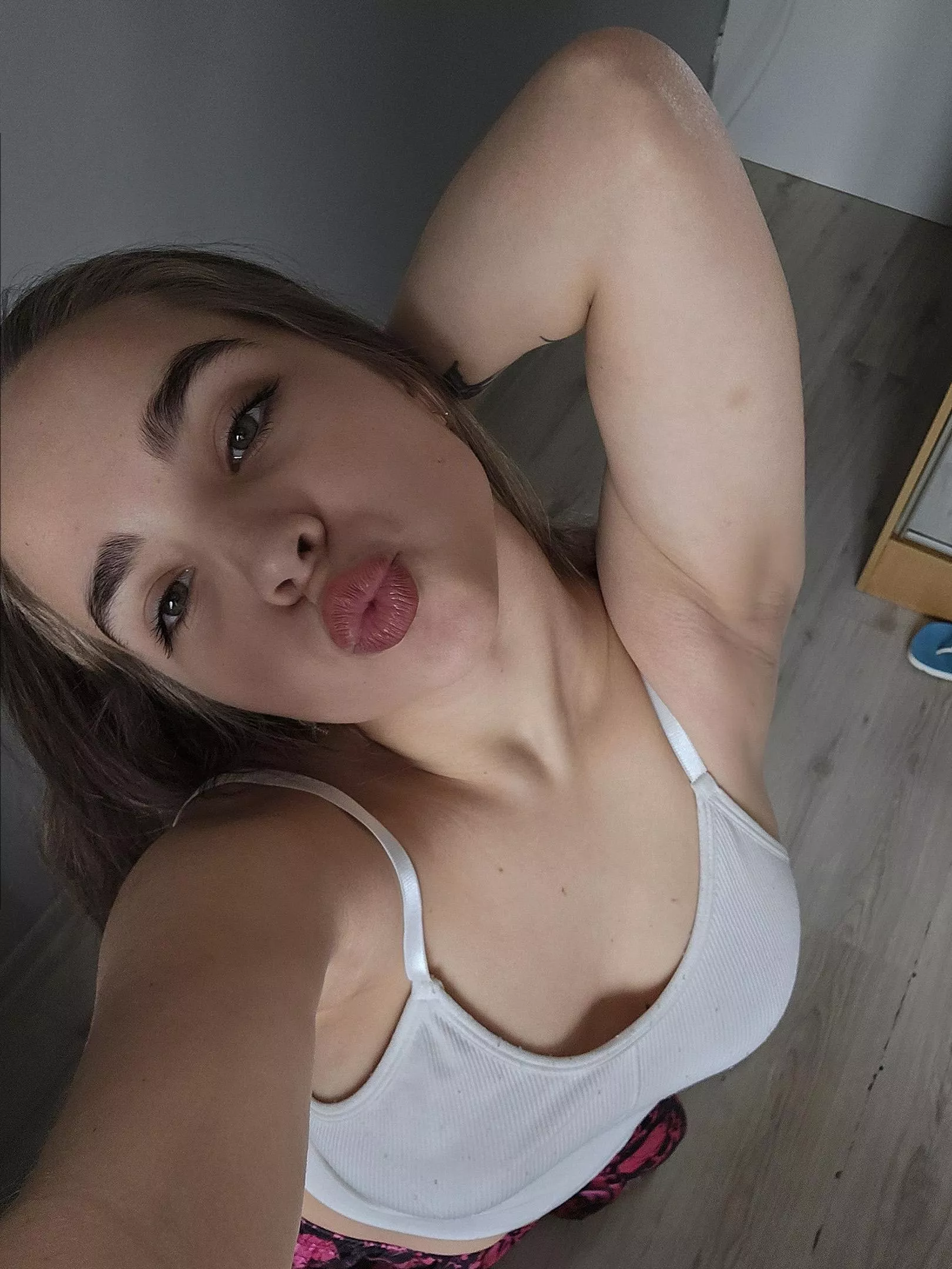 my armpits regularly need to be moist, but not from sweat, from your tongue