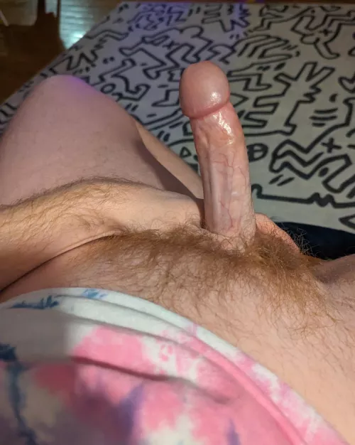 My shiny cock and me
