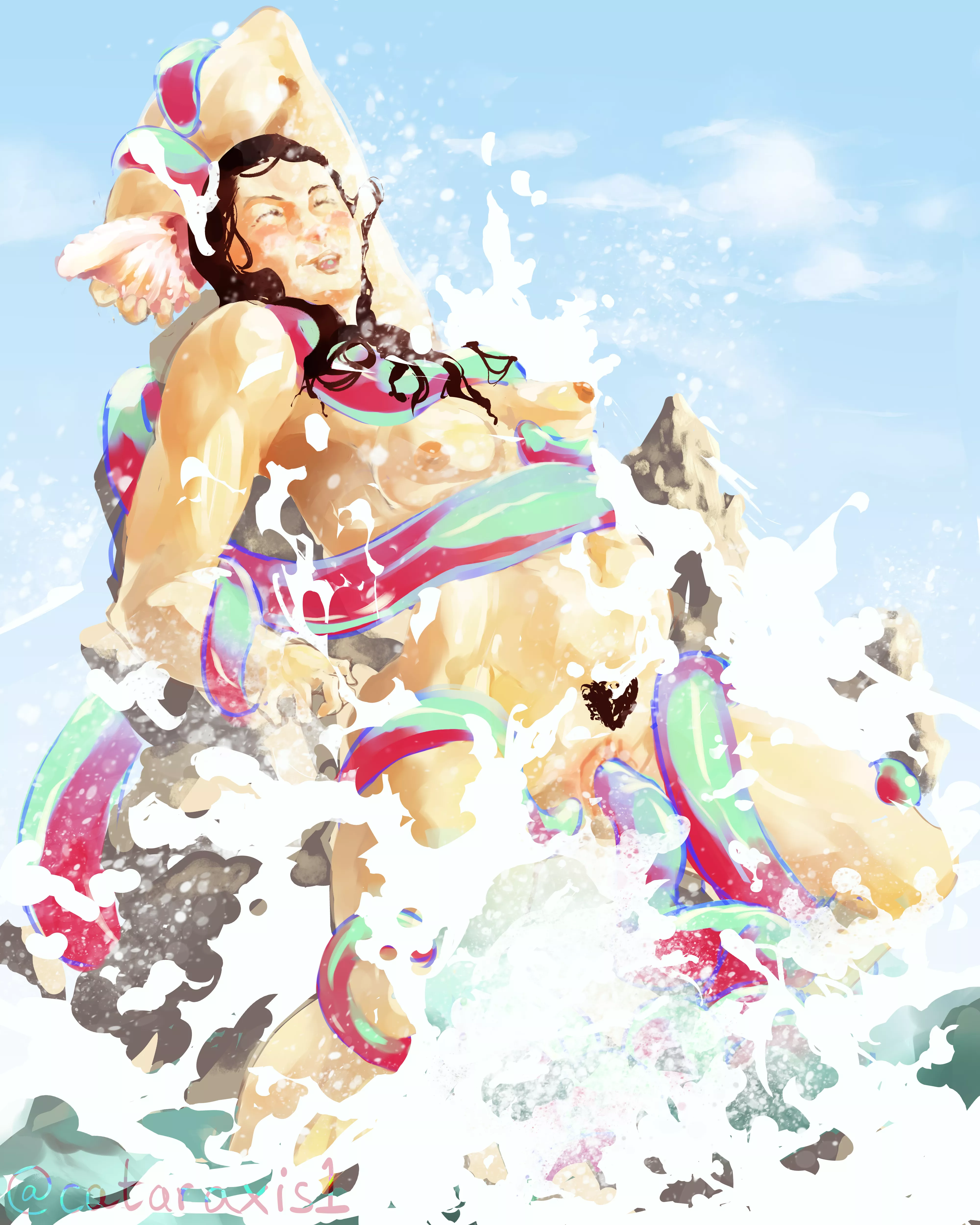 On the Rocks (me, @cataraxis1)