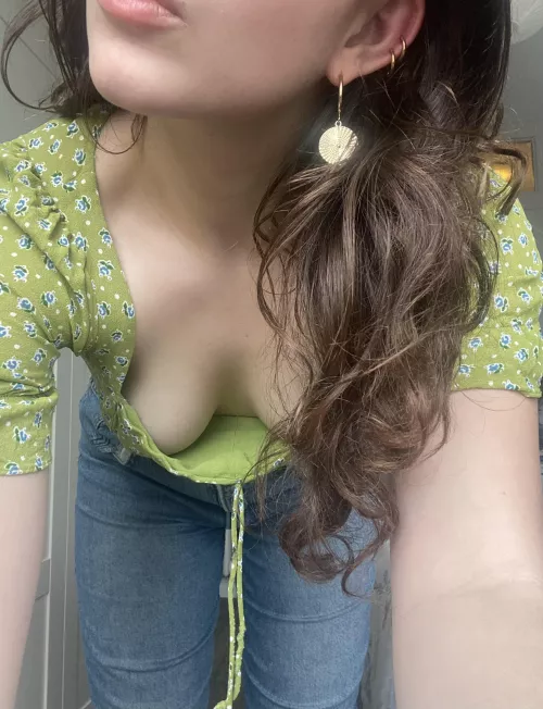 POV: I lean in to fix the collar of your shirt…. Would you tell me I’m slipping??