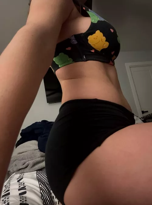 the gummy bear is waving at you lol