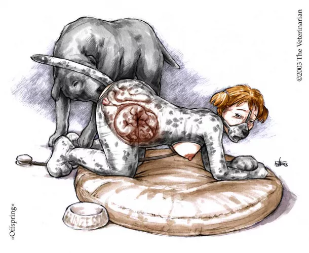 You thought it was a million-to-one odds. You didn't realise you would be kept as a 24/7 breeding toy - constantly encased in the suit - for years, until the almost impossible happened. (The Veterinarian)