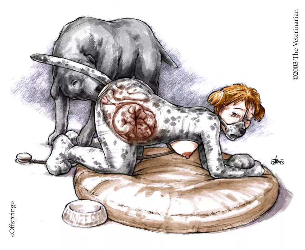 You thought it was a million-to-one odds. You didn't realise you would be kept as a 24/7 breeding toy - constantly encased in the suit - for years, until the almost impossible happened. (The Veterinarian)