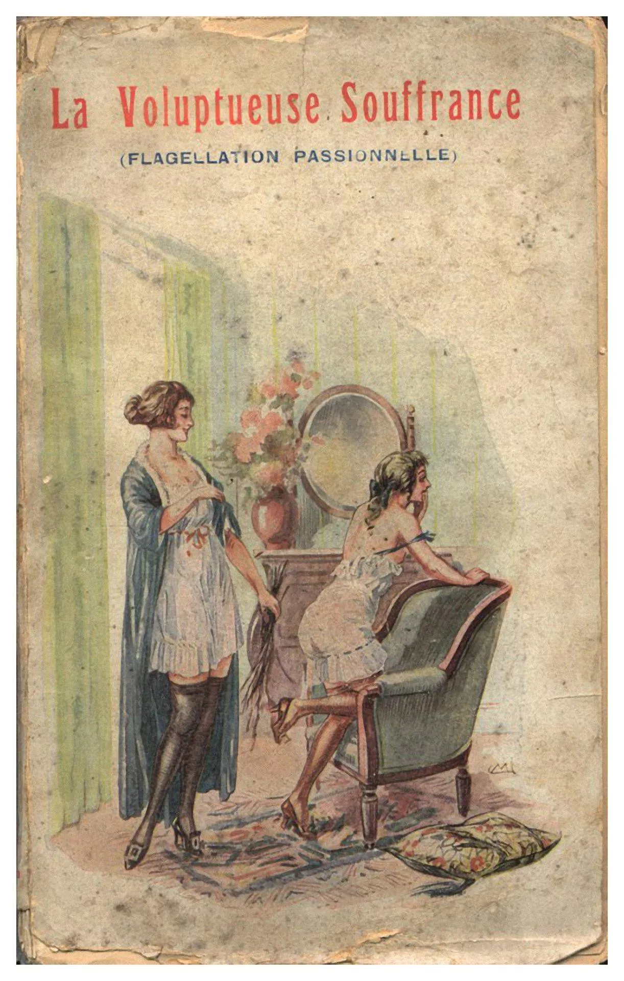 1924 French naughty novel on spanking