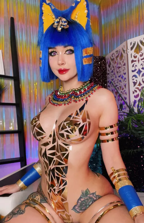 Ankha from Animal Crossing by Purple Bitch 