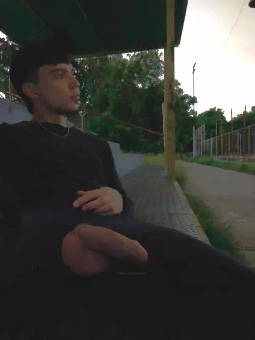 Cloudy night at this abandoned spot. Love getting naked here. It’s kinda cold tonight 🥶 