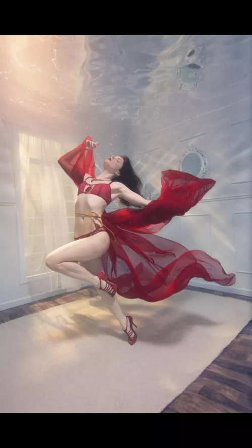 Dancer in red