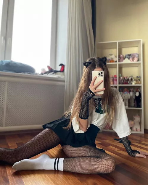 Fishnet and socks [F]