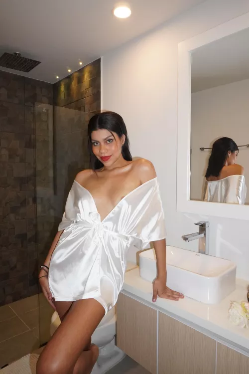 It makes me take a bath with you