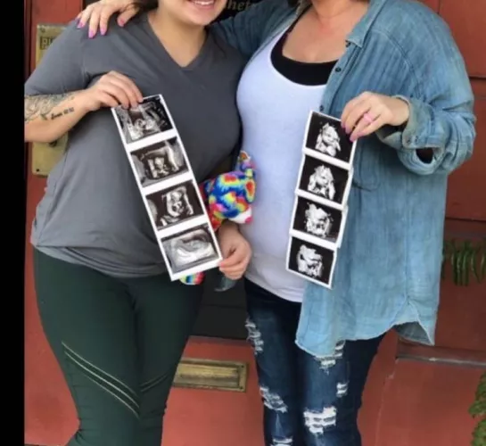 My biggest dream, wife and daughter pregnant of the same bull