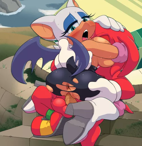 Rouge found a better treasure than the Master Emerald (FourPundo)