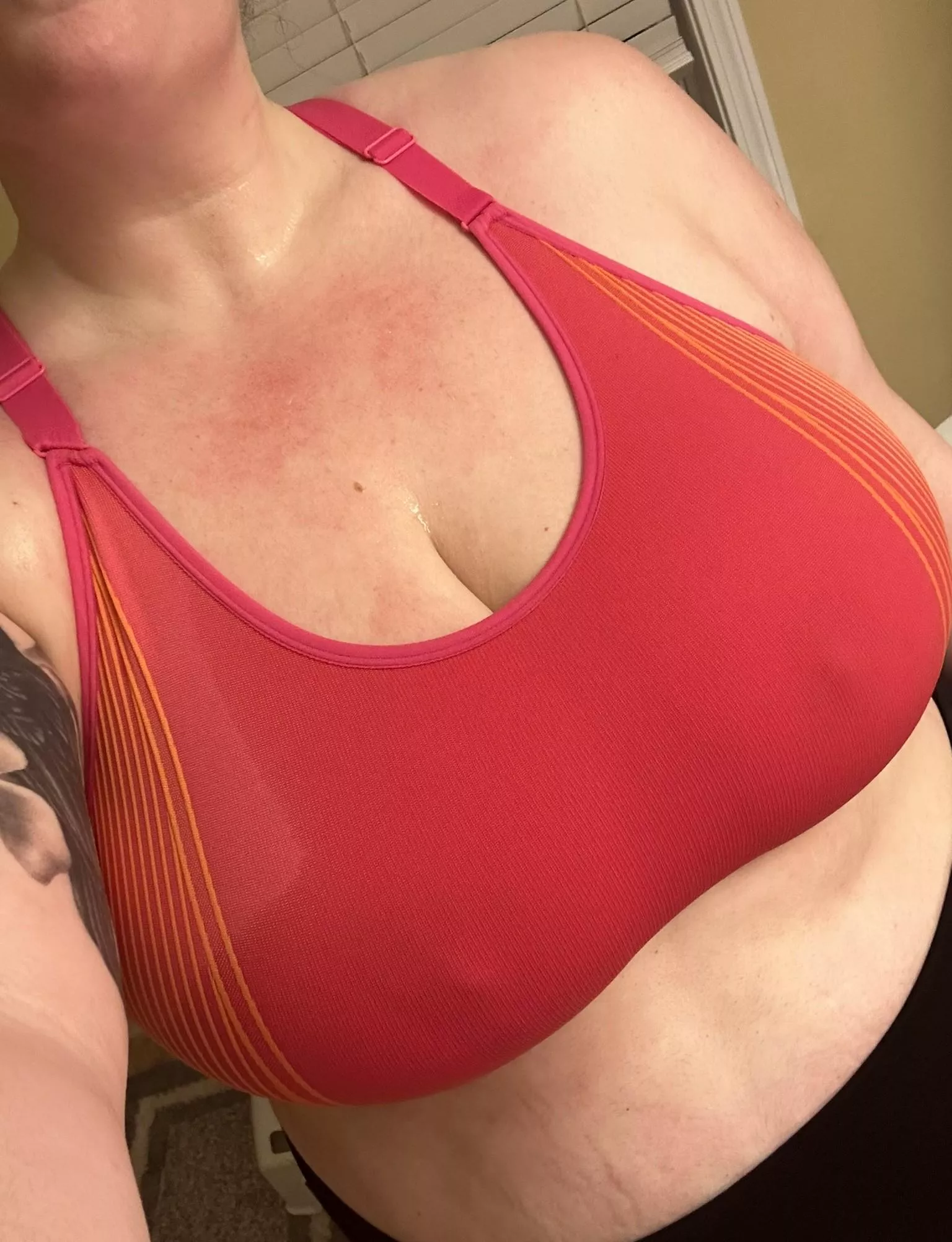 Didn't realize my sweaty nips were so obvious. I'm sure nobody minded