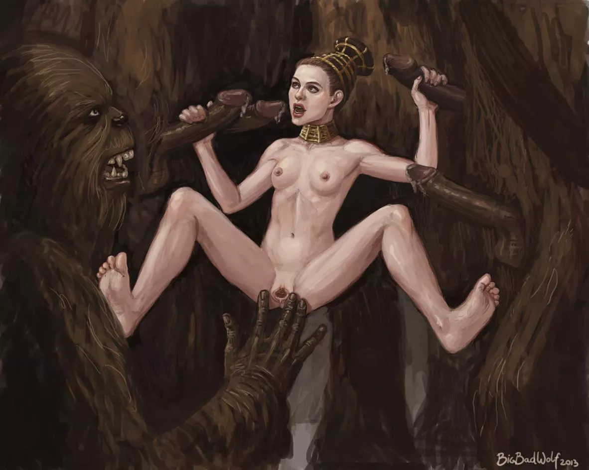 Padme's Diplomacy with the Wookies(Bigbadwolf/Remuslupinart)