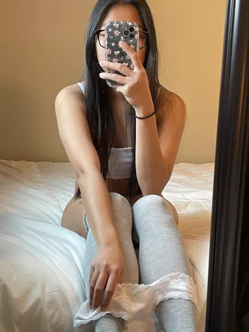 Should I undress more for you ? <3