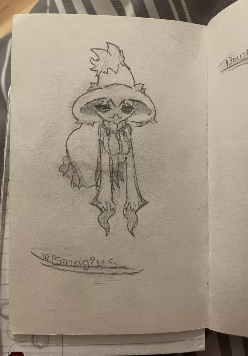 Some of my favorite monster poke girl designs coming up. First Mismagius.