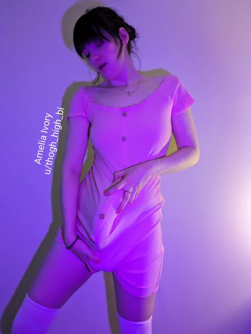 This dress is making it impossible to hide my cock, guess you'll have to take my load before I leave the house 